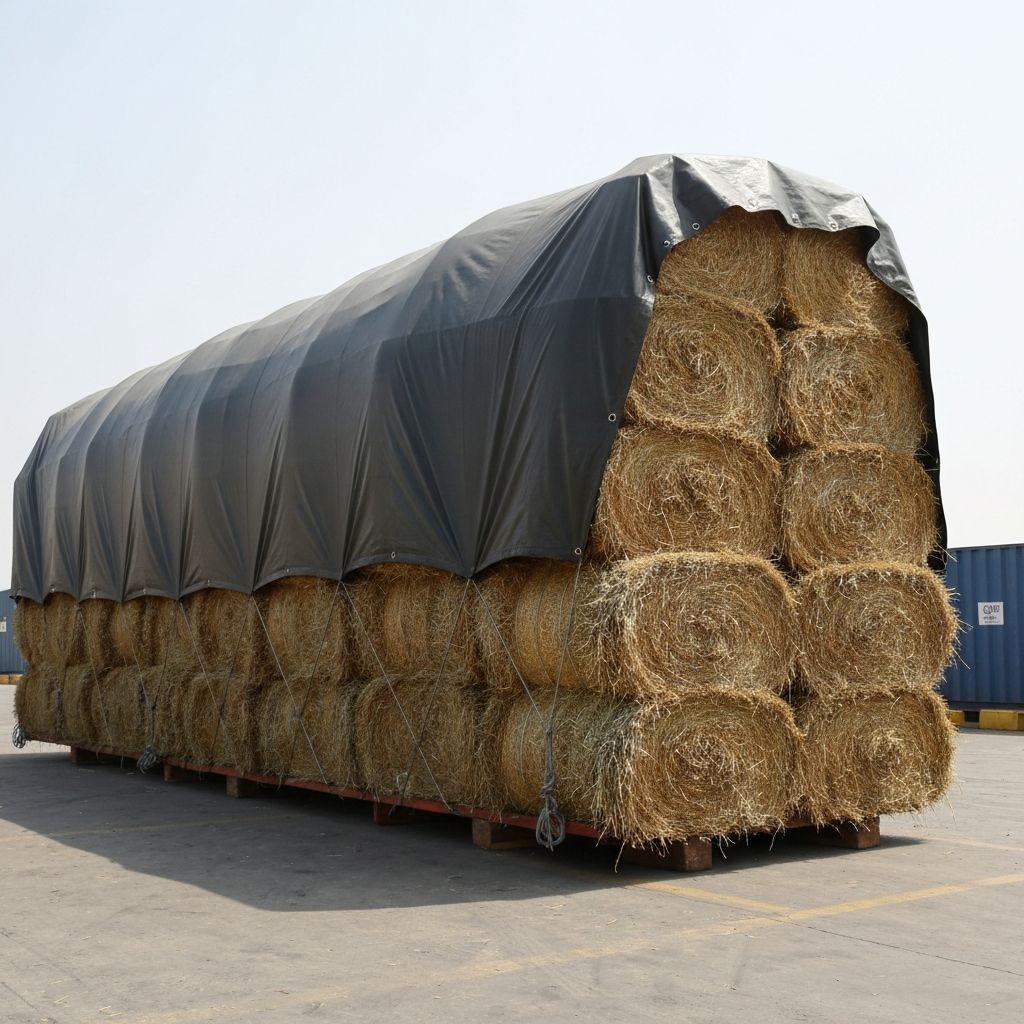 Fumigation process for hay containers at Karachi Port